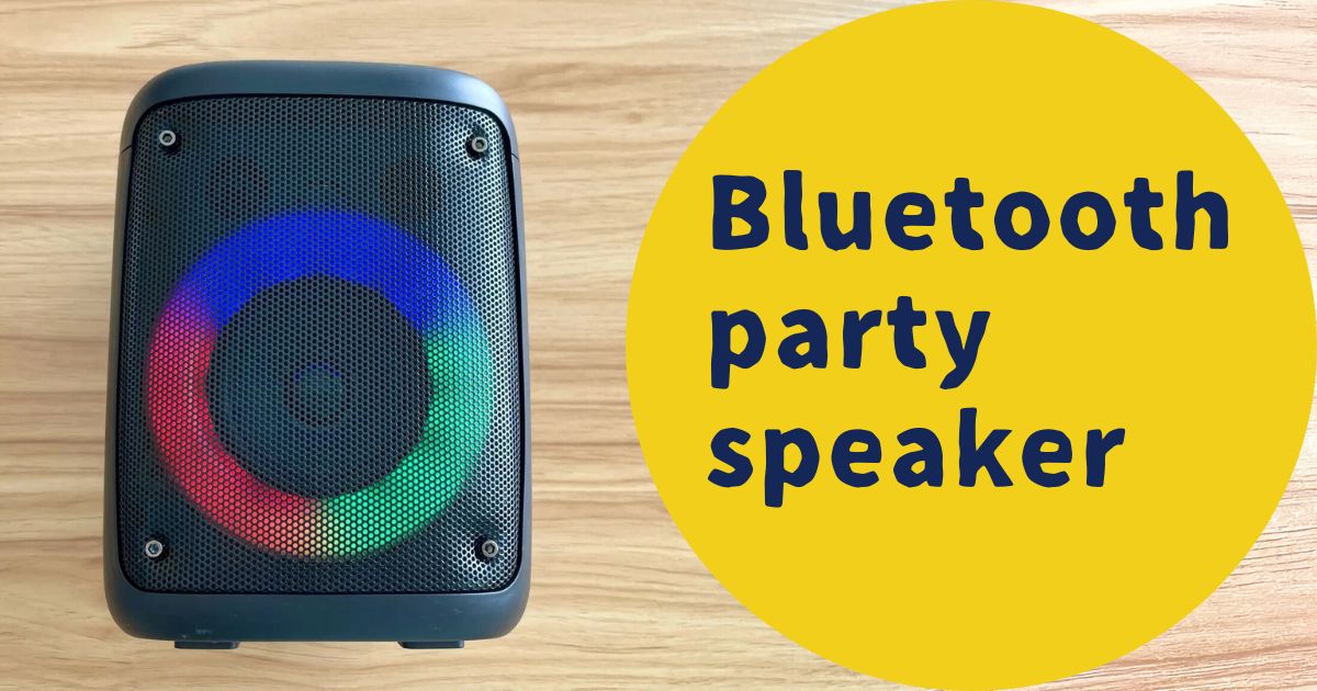 ゲオのBluetoothパーティースピーカーレビュー記事アイキャッチ